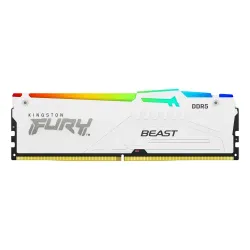 Kingston FURY Beast RGB 32GB DDR5 6000MHz CL30 Desktop RAM White