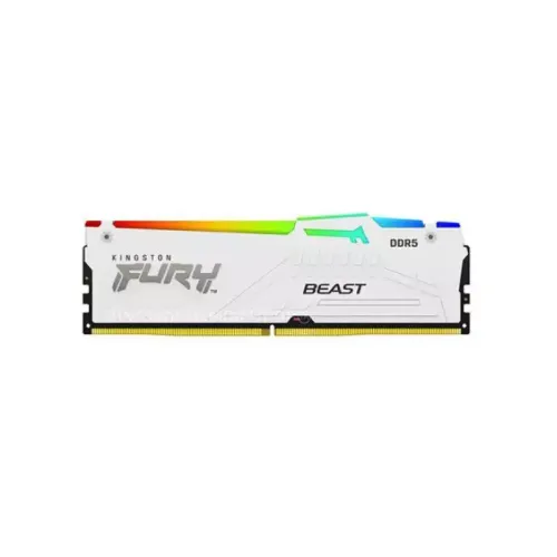 Kingston Fury Beast 16gb 6000mhz Ddr5 Rgb White Desktop Ram