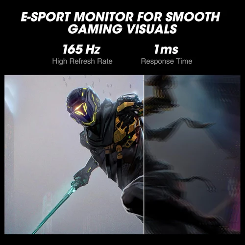 Koorui 34E6UC 34 Inch VA WQHD 165Hz Curved Gaming Monitor