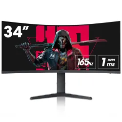 Koorui 34E6UC 34 Inch VA WQHD 165Hz Curved Gaming Monitor
