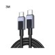 UGREEN L512 (45065) USB-C to USB-C PD Fast Charging Cable - 3M