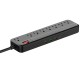 LDNIO SU8440 Surge Protector With 8 Outlets and 4 USB Ports Flat Plug Extension Cord (1875W/15A)