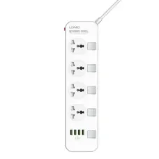 LDNIO SC4408 4 AC Outlets Universal Power Strip