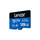 Lexar High-Performance 633x 128GB MicroSDXC UHS-I Memory Card with Adapter