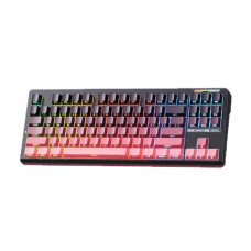 LINGBAO K87 Tri-Mode Gaming Keyboard Gradient Pink