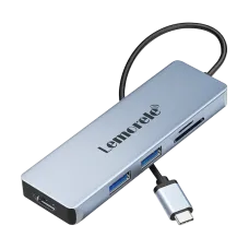Lemorele TC18 5-in-1 HDMI/USB/SD/TF USB Type-C Hub