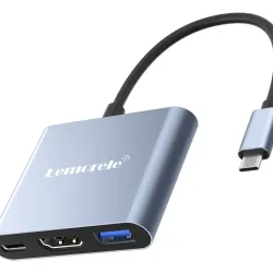 Lemorele Tc33 Type-c 3 In 1 Multi-function Hub Lemorele Tc33 Type-c 3 In 1 Multi-function Hub