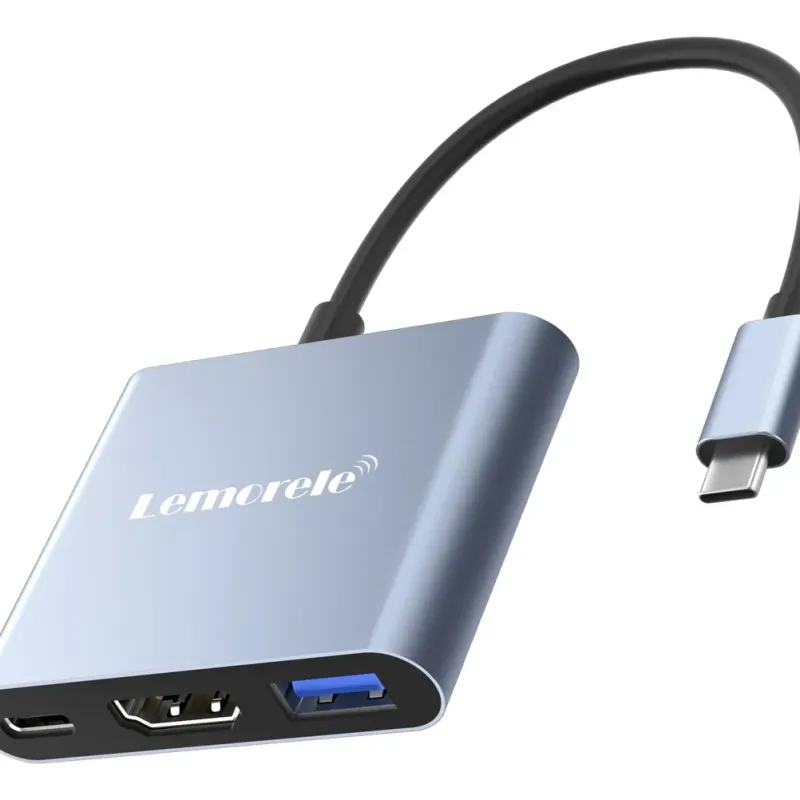 Lemorele Tc33 Type-c 3 In 1 Multi-function Hub
