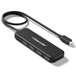 Lemorele TC41 USB-C 4-in-1 Hub with 4× USB 3.0 Ports Lemorele TC41 USB-C 4-in-1 Hub with 4× USB 3.0 Ports
