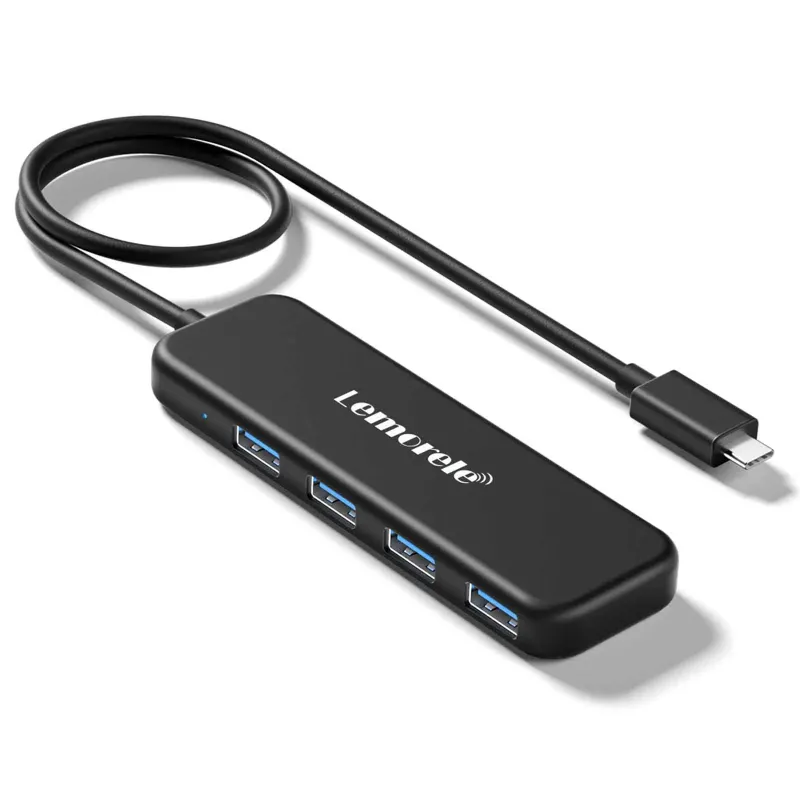 Lemorele TC41 USB-C 4-in-1 Hub with 4× USB 3.0 Ports Lemorele TC41 USB-C 4-in-1 Hub with 4× USB 3.0 Ports