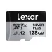 Lexar Professional SILVER PLUS 128GB microSDXC UHS-I Memory Card