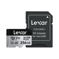 Lexar Professional SILVER PLUS 256GB microSDXC UHS-I Memory Card