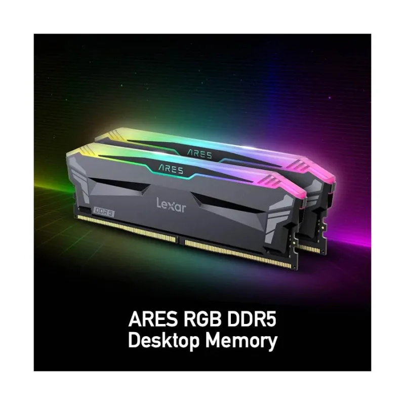 Lexar Ares RGB 16GB DDR5 5600MHz Grey Desktop RAM