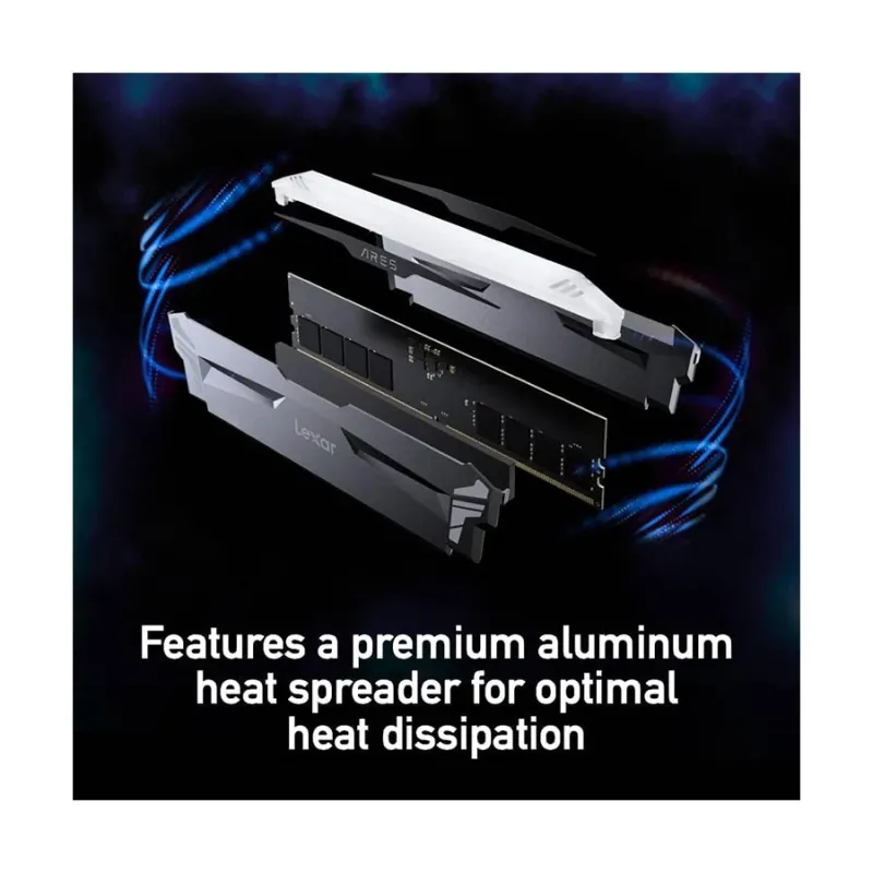 Lexar Ares RGB 16GB DDR5 5600MHz Grey Desktop RAM