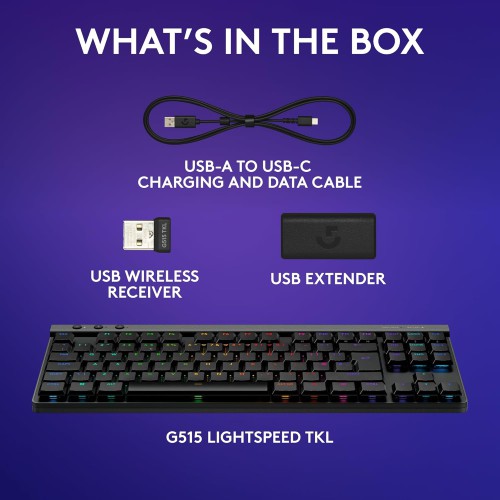 Logitech G515 LIGHTSPEED TKL Tri-Mode Gaming Keyboard Logitech G515 LIGHTSPEED TKL Tri-Mode Gaming Keyboard