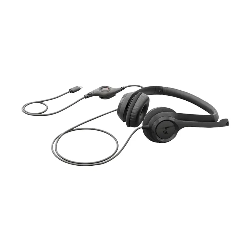 LOGITECH H390 USB-C HEADSET BLACK