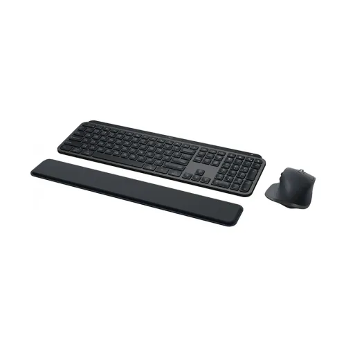Logitech MX Keys S Wireless Graphite Keyboard & Mouse Combo With Palmrest