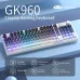 MAGEGEE GK960 Tri mode Gaming Keyboard Black Blue