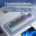 MAGEGEE GK960 Tri mode Gaming Keyboard Black Blue