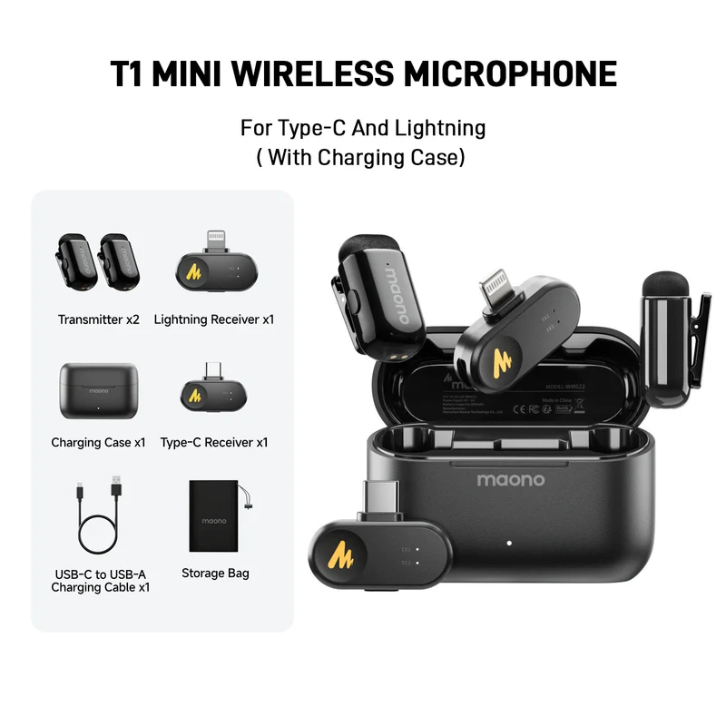 Maono Wave T1 Wireless Microphone