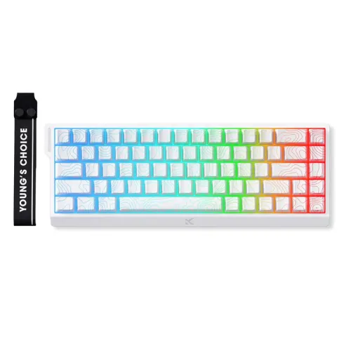 Mchose Ace 68 Esports HE Gaming Keyboard White