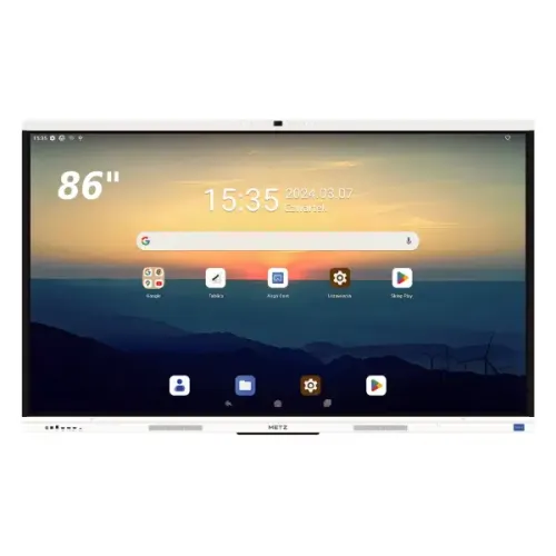 METZ 86SG1 86" S Series 4K Interactive Flat Panel Display AI Camera