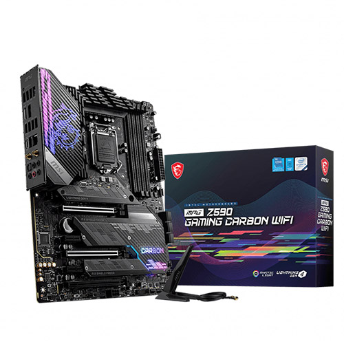 MSI MPG Z590 Gaming Carbon WiFi 10th Gen and 11th Gen ATX Motherboard