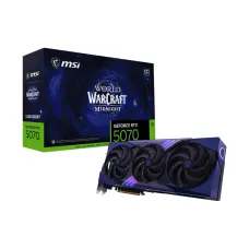 MSI GeForce RTX 5070 12G World of Warcraft MIDNIGHT VOID EDITION OC 12GB GDDR7 Graphics Card