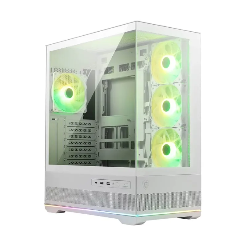 MSI MAG PANO 110R PZ WHITE ARGB ATX Mid Tower Gaming Casing