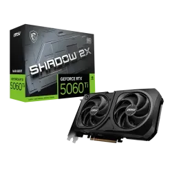 MSI GeForce RTX 5060 Ti 16G SHADOW 2X OC PLUS 16GB GDDR7 Graphics Card