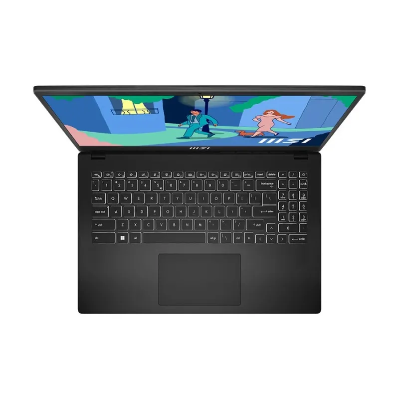 MSI Modern 15 B7M Ryzen 7 7730U 16GB RAM 15.6" FHD Laptop Classic Black