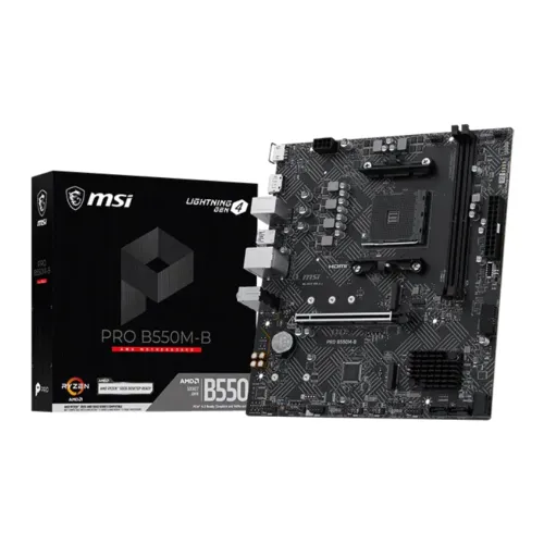 MSI PRO B550M-B DDR4 AMD AM4 Micro ATX Motherboard