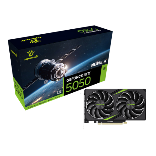 Manli Nebula GeForce RTX 5050 8GB GDDR6 Graphics Card Manli Nebula GeForce RTX 5050 8GB GDDR6 Graphics Card