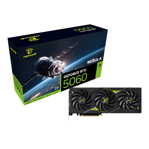 Manli Nebula GeForce RTX 5060 OC 8GB GDDR7 Graphics Card Manli Nebula GeForce RTX 5060 OC 8GB GDDR7 Graphics Card