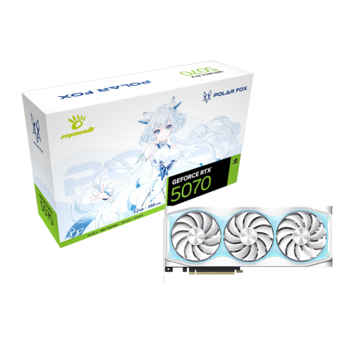 Manli Polar Fox GeForce RTX 5070 OC 12GB GDDR7 Graphics Card Manli Polar Fox GeForce RTX 5070 OC 12GB GDDR7 Graphics Card
