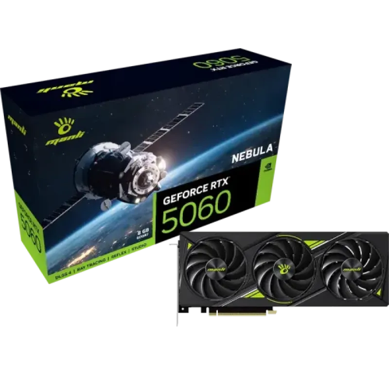 Manli Nebula GeForce RTX 5060 OC 8GB GDDR7 Graphics Card