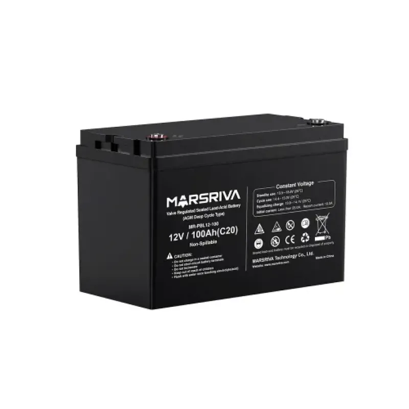 Marsriva MR-PBL12-100 12V 100Ah Sealed Lead-Acid UPS Battery