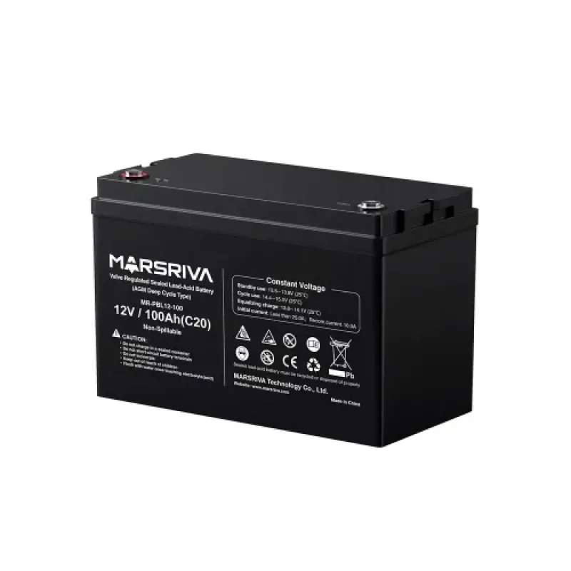 Marsriva MR-PBL12-100 12V 100Ah Sealed Lead-Acid UPS Battery
