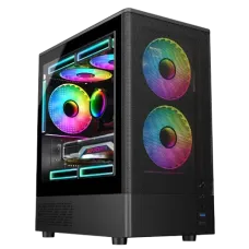 MaxGreen 310 Mid-Tower M-ATX Gaming Casing With Built-in 200W Power Supply