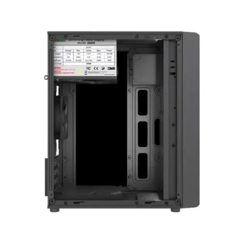 MaxGreen 17303 Mid-Tower M-ATX Casing With 200W PSU