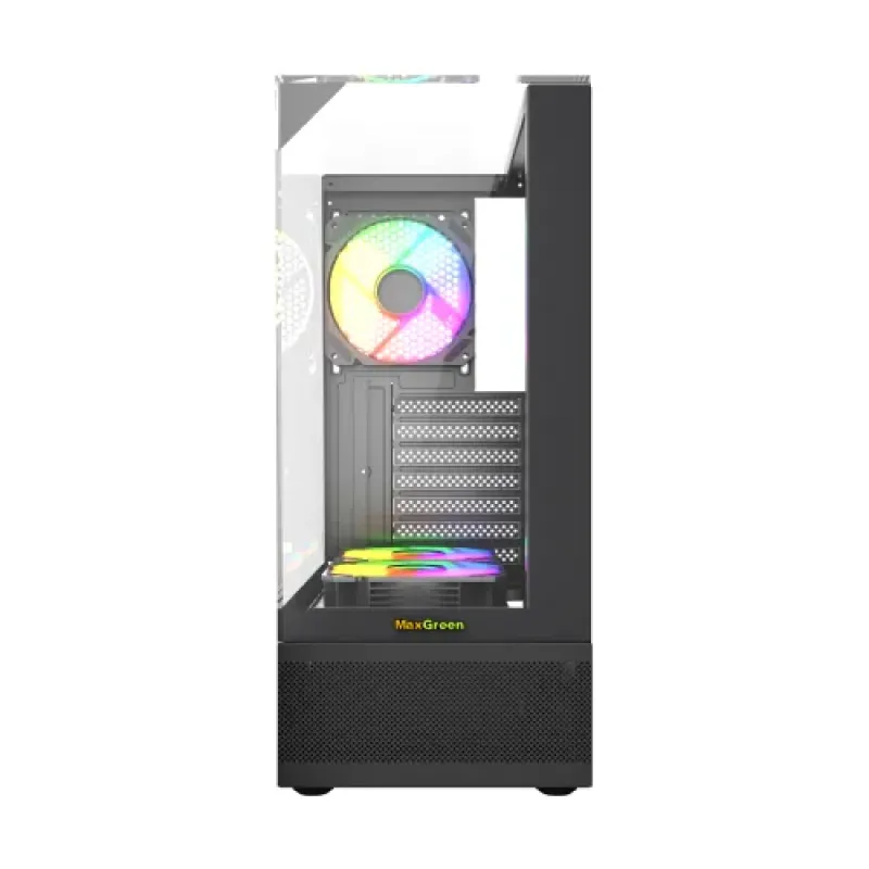 MaxGreen 190-1 Mid-Tower ATX Casing With 3x MaxGreen M59 ARGB Fan