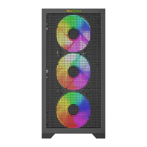 MaxGreen A9 Mid-Tower M-ATX Gaming Case