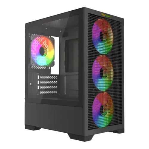 MaxGreen A9 Mid-Tower M-ATX Gaming Case
