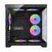 MaxGreen Bright Wave F7 Mid Tower M-ATX Gaming Casing With 7x ARGB Fan (Black)