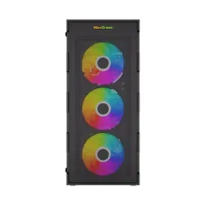 MaxGreen PS195-10-M Mid-Tower ATX Gaming Case With 4 ARGB Fan