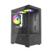 MaxGreen S19001 Mid-Tower M-ATX Gaming Casing With 3x ARGB Fan