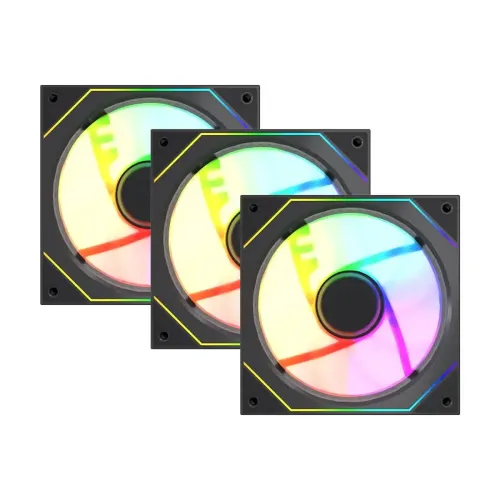 MaxGreen S275-33 Mid-Tower M-ATX Casing With 3x MaxGreen M57 ARGB Fan