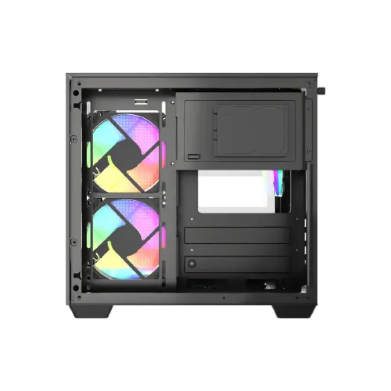 MaxGreen S275-33 Mid-Tower M-ATX Casing With 3x MaxGreen M59 ARGB Fan