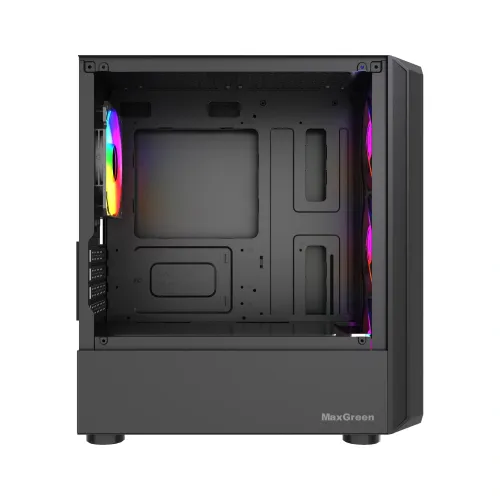 MaxGreen 315 Wood M-ATX Mid-Tower Gaming Casing