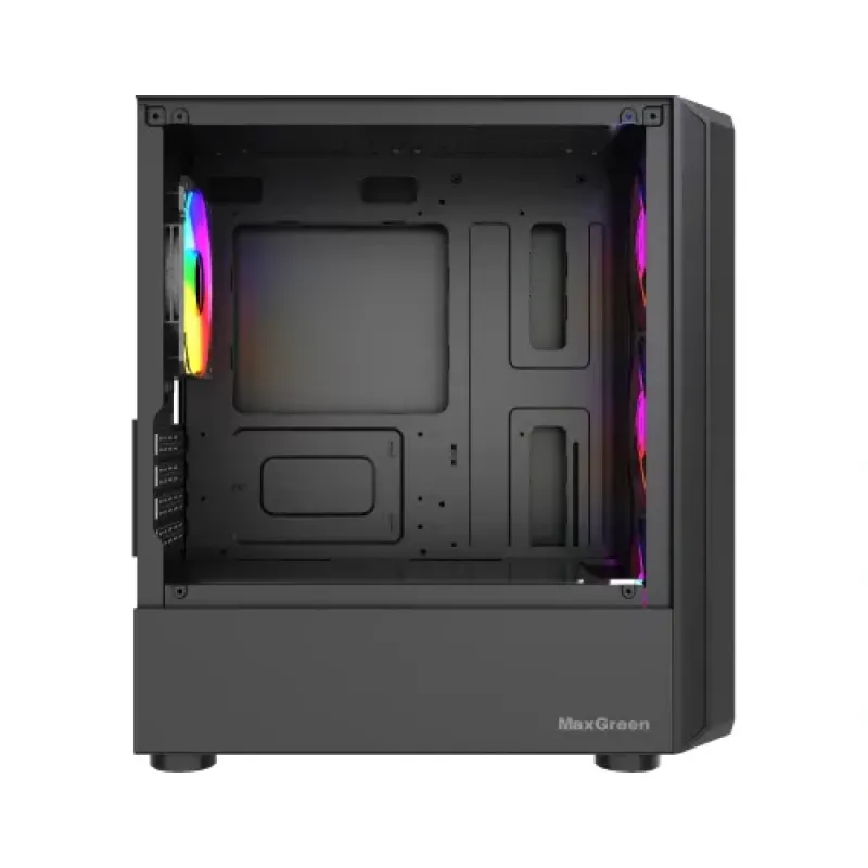 MaxGreen 315 Wood M-ATX Mid-Tower Gaming Casing